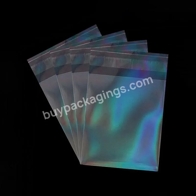 Printed Clear Self Sealing Holographic Plastic Cellophane Self Adhesive Bag Transparent Opp Poly Plastic Bag - Buy Bag Transparent Plastic Bag Opp Plastic Bag,Self Adhesive Opp Plastic Bag,Opp Self Adhesive Transparent Clear Plastic Bag.