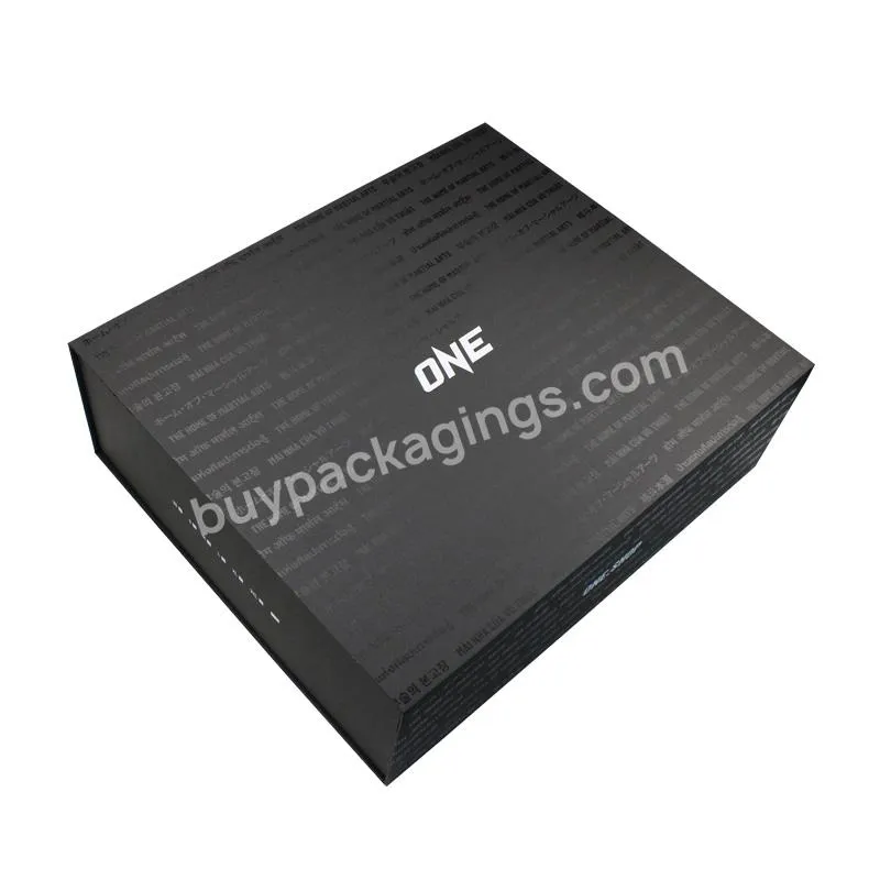 Rectangular Magnetic Closure Hard Box Paaging Rigid Bla Cardboard Boxes