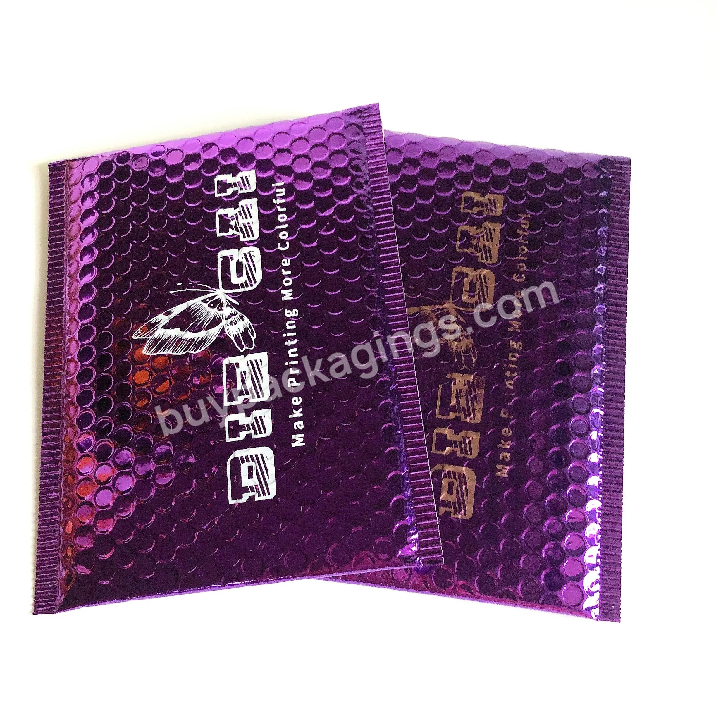 Recyclable Purple Bubble Cushioned Envelopes Bag Packaging Self Sealing Shipping Bags Black Bubble Mailers - Buy Purple Packaging Envelopes,Bag Packaging Self Sealing,Purple Bubble Cushioned Envelope.