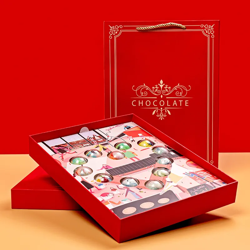 Red Chocolate Gift Box