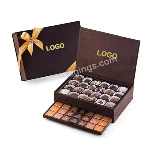 Removable Dividers Assortment Chocolate Packaging Customize Luxury Magnetic Closure Sweet Chocolate Gift Box - Buy Chocolate Packaging,Chocolate Gift Box.
