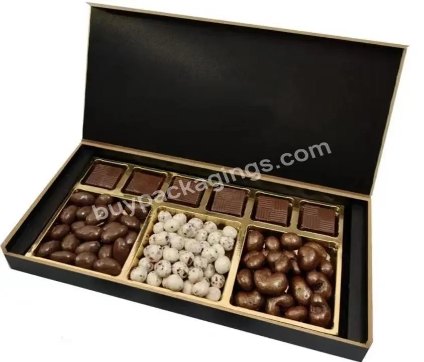 Removable Dividers Assortment Chocolate Packaging Customize Luxury Magnetic Closure Sweet Chocolate Gift Box - Buy Chocolate Packaging,Chocolate Gift Box.