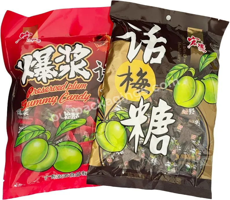 Resealable Edible Custom Gummies Sweet Sour Confectionery Gummy Hard Candy Mylar Bags - Buy Plastic Candy Bag Candy Plastic Bag,Food Grade Three Side Seal Transparent Bags,Lollipop Chewy Gum Candy Bags.