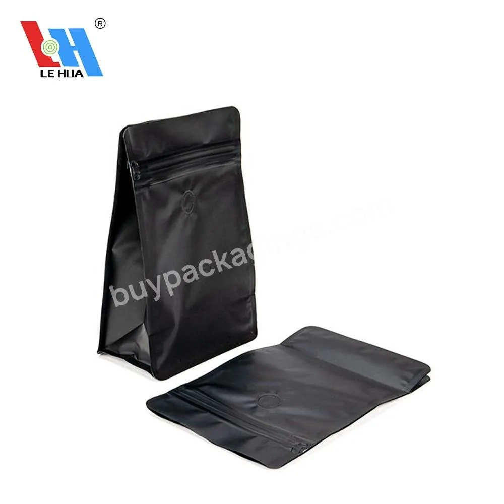 Reusable Heat Sealable Side Zipper High Barrier Aluminum Foil Flat Bottom Standing Coffee Beans Storage Bags Pouches - Buy Coffee Beans Storage Bags,Aluminumed Foil Coffee Bags,Reusable Coffee Bags With Valve.