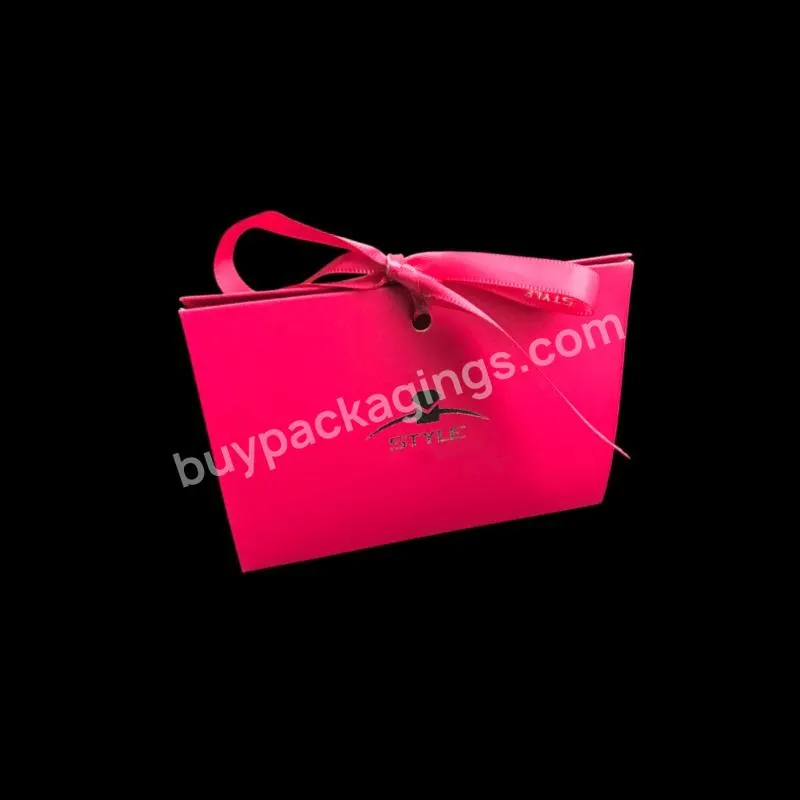 Rose Red Pink Custom Elegant Newest Fashion Elegant Ring Bracelet Earring Necklace Package Wig Packaging Boxes And Bags - Buy Wig Packaging Boxes And Bags,Box Ring Bracelet Earring Necklace Package,Rose Red Pink Custom Box And Carry Bag For Jewelry.