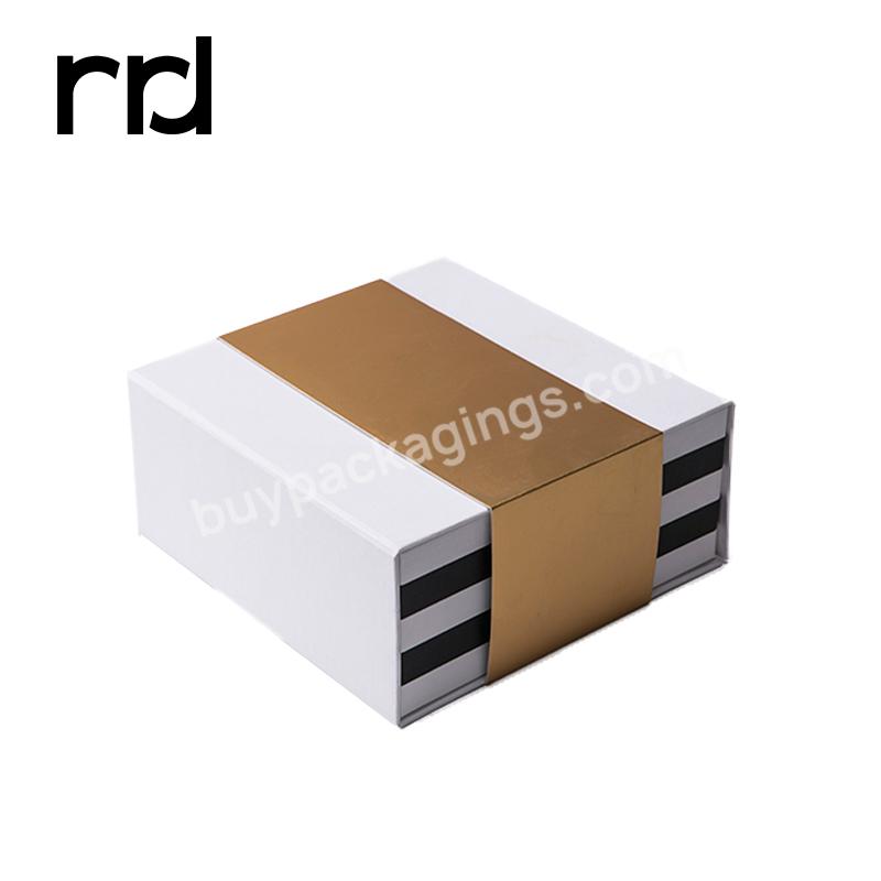 RR Donnelley Recycle Manufacturer Luxury Design Cosmetic Paper Packaging Essential Oil Packaging Foldable Magnetic Gift Box