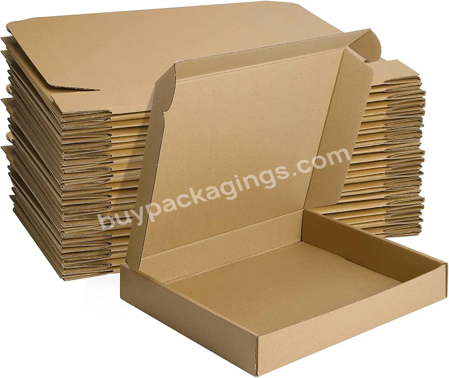 Safe Corrugated Cardboard Pizza Boxes,Kraft Protective Delivery Containers,Square Pizzeria Bakery Restaurant & Party Packaging - Buy Pizza Boxes,Disposable Boxes For Food,Disposable Boxes.