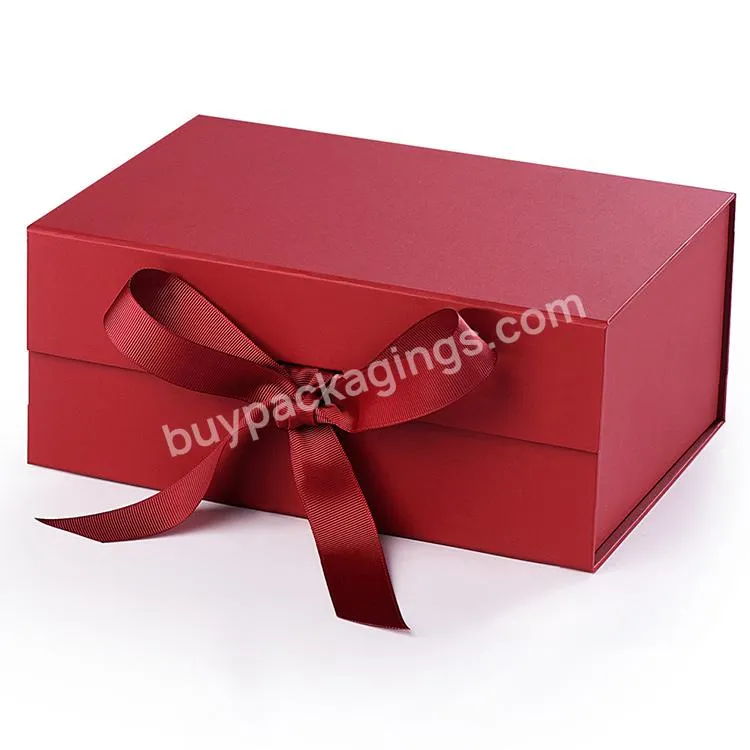 Seismo Custom Flip Open Folding Empty Box Flat Pack Box Luxury Ceremonial Magnetic Gift Box With Magnet Closure