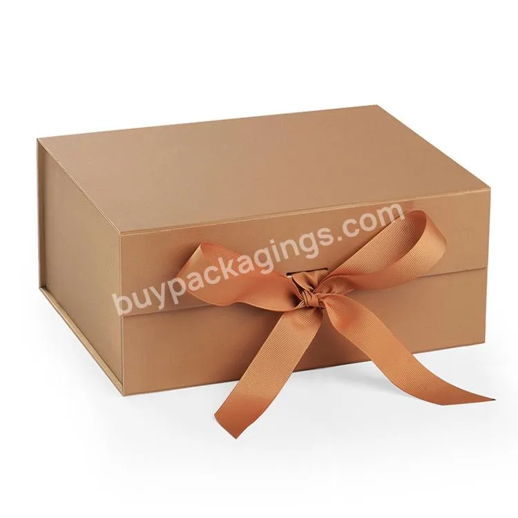 Seismo Custom Flip Open Folding Empty Box Flat Pack Box Luxury Ceremonial Magnetic Gift Box With Magnet Closure