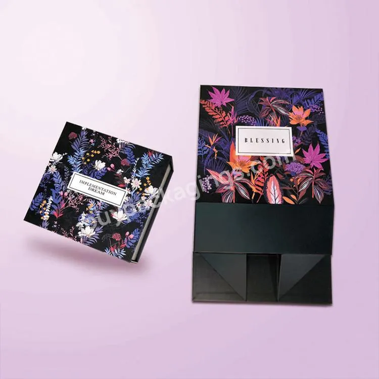Seismo Luxury Gift Packaging Boxes Creative Folding Empty Wedding Birthday Gift Box Custom Magnetic Box