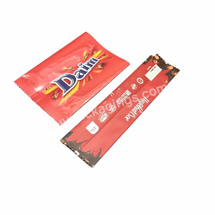Semll Proof Vacuum Seal Bags Middle Line Back Sealed Bag Heat Plastic Food Back Seal Pouches - Buy Back Side Seal Custom Sweet Chocolate Bar Bags,Foil Back Seal Bag,Back Sealed Bag Chocolate.