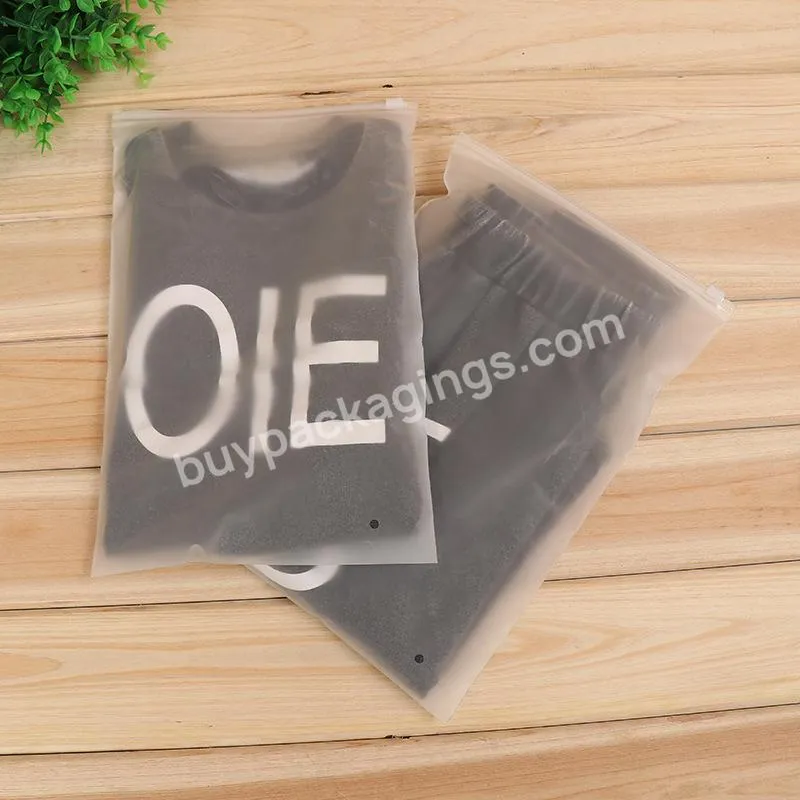 Small Other Customized Transparent Pouch Single-layer Plastic With Zipper Bag Polythene Bolsa Frosted Zipper Plastic Bag - Buy Plastic Bags For Clothing Packaging,Plastic Clothing Bag,Plastic Bag Clothing.