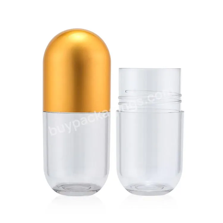 Small Round Vitamin Smell Proof Containers Capsule Storage Plastic Bottle With Lids For Food Grade - Buy Capsule Storage Plastic Bottle,Small Glass Bottle,Vitamin Plastic Bottle.