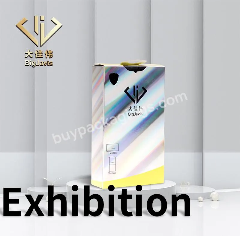 Special Paper Glossy Lamination Fold Hanging Box Packaging Hanging Packaging Boxes