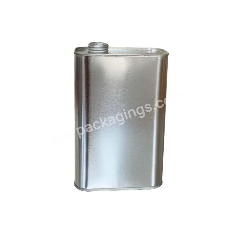 Square Good Sealing Leak Proof 1l Oil Tin Can Packaging With Screw Threaw Lids - Buy Oil Tin Can,Sealing Leak Proof 1l Oil Tin Can,Tin Can With Screw Threaw Lids.