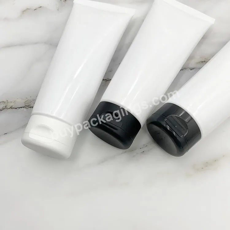 Squeeze Lotion Hand Cream Empty Plastic Tubes 100ml 120ml 160ml Manufacturers Black White Custom Cosmetic Soft Tube Packaging - Buy Black Cosmetic Packaging Paper Tube,Plastic Dessert Tube,Cosmetic Cream Airless Tube.