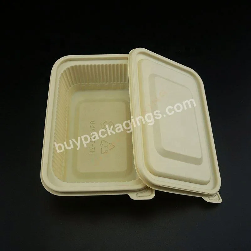 Takeaway Biodegradable Disposable Bento Lunch Boxes - Buy Biodegradable Lunch Box,Biodegradable Bento Lunch Box,Biodegradable Disposable Lunch Boxes.