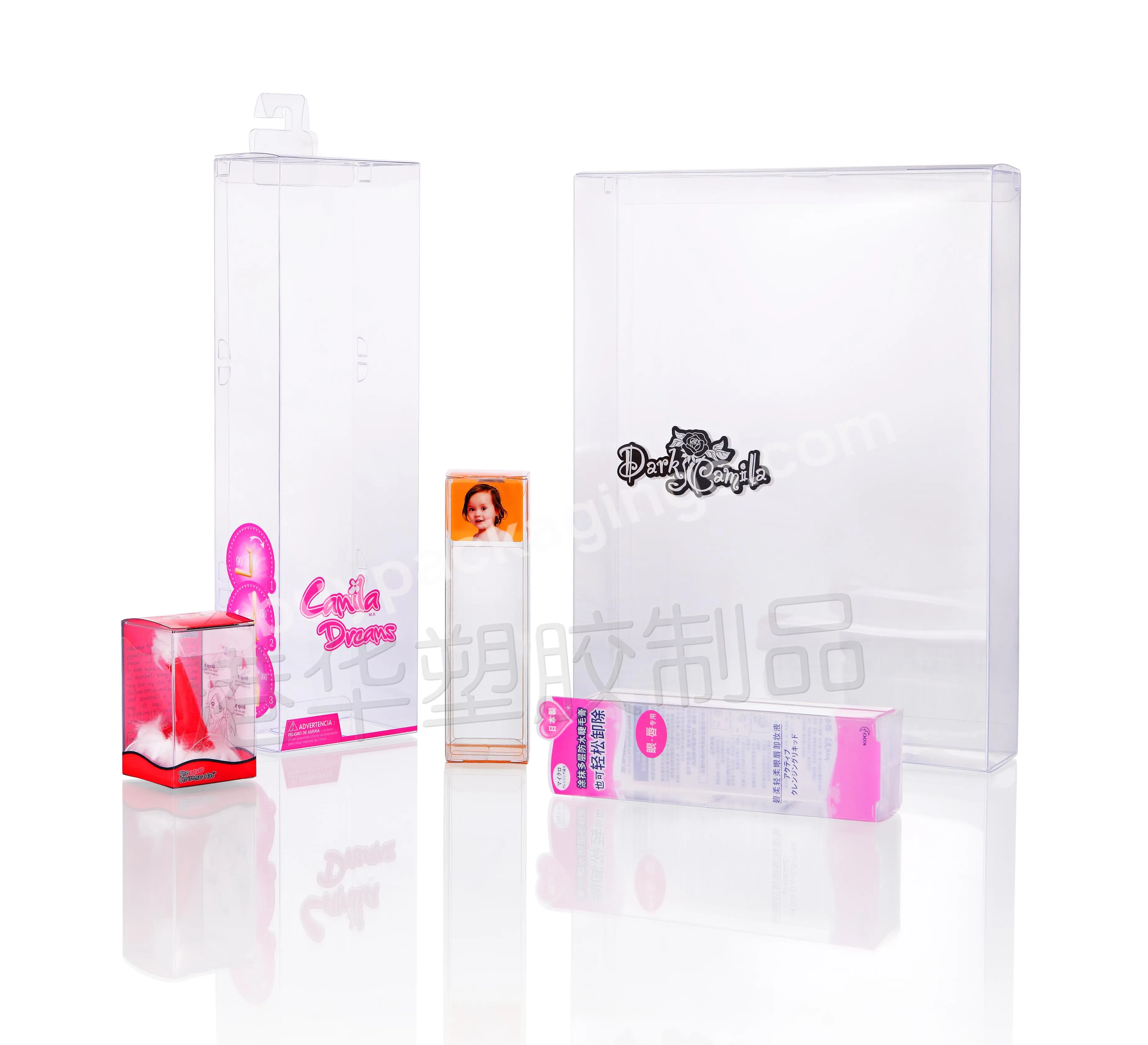 Universal Color Printing Pvc Transparent Clear Plastic Box Pp Frosted Gift Box Cosmetic Pet Clear Packaging Boxes