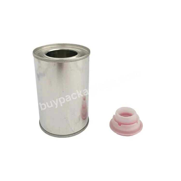 Wholesale 150ml Round Oil Metal Tin Can With Plastic Pull Out Lid For Oil Packaging - Buy Metal Tin Can,Round Oil Metal Tin Can,Metal Tin Can With Plastic Pull Out Lid.