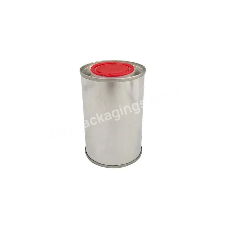 Wholesale 150ml Round Oil Metal Tin Can With Plastic Pull Out Lid For Oil Packaging - Buy Metal Tin Can,Round Oil Metal Tin Can,Metal Tin Can With Plastic Pull Out Lid.