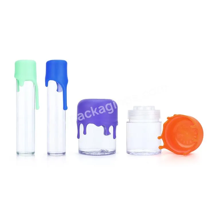 Wholesale 71mm Flower Pre Packaging Child Proof Plastic Container 125mm King Size Plastic Tube With Silicone Cap - Buy Pre Tube,125mm Pre Plastic Tube,Wholesale 71mm Flower Pre Packaging Child Proof Plastic Container 125mm King Size Plastic Tube With