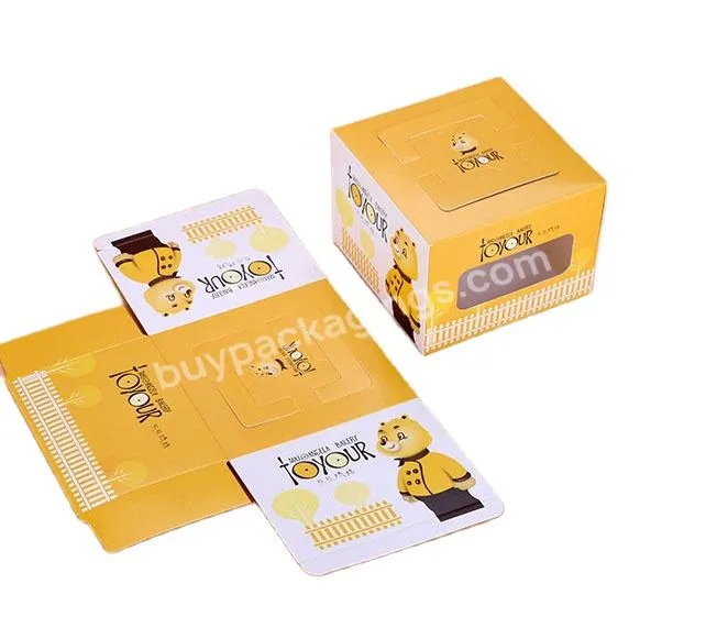 Wholesale Clear Handle Boxes Customizable Custom Bento Paper Packaging Luxury Pop Birthday Window Cake Box - Buy Cake Box With Window And Handle,Paperboard Paper Portable Cheese Cake Packing Boxes,Cardboard Paper Birthday Cake Box.