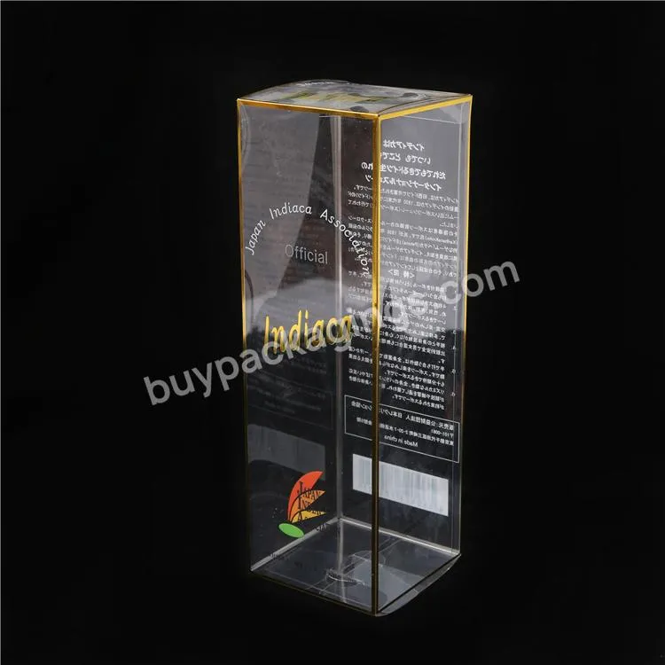 Wholesale Clear Plastic Boxes Custom Printing Pet Packaging Box Clear Pvc Box