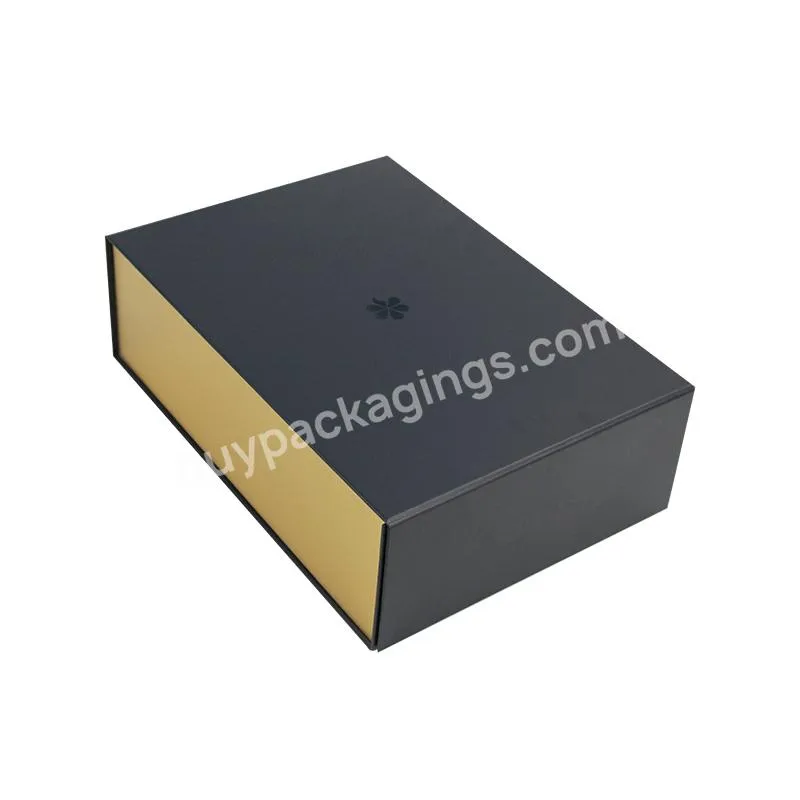 Wholesale Custom Gold Paper Card Inside Foldable Storage Box for Shoes