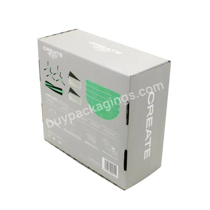 Wholesale Custom Logo Grey Color Printing Shipping Mailer Box For Shoes Clothing Packaging