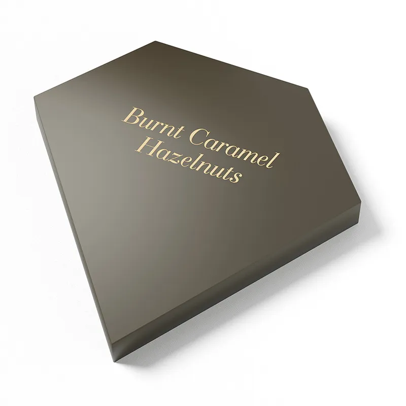Wholesale Custom Luxury Counter Chocolate Display Box Candy Packaging Diamond Shaped Chocolate Box