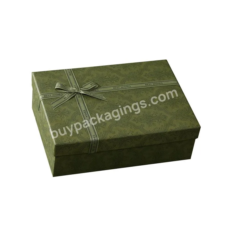 Wholesale Custom Luxury Gift Box Top And Base Large Gift Box Valentine's Day 2-piece Packaging Paper Box - Buy Lid And Base Paper Box,Cardboard Paper Box,Gift Packaging Box.