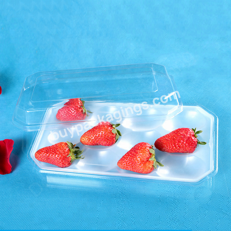 Wholesale Disposable Clear Plastic Fruit Blister Tray Packaging Container Box With Lid - Buy Blister Tray,Blister Packaging,Plastic Fruit Container Disposable.