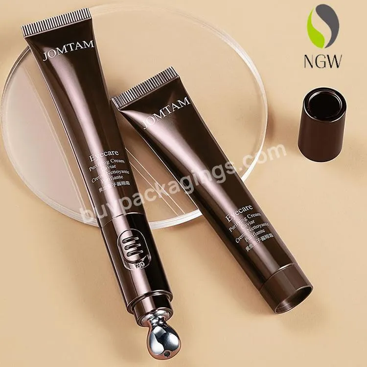 Wholesale Empty Refillable Eye Cream Vacuum Tube Aluminum Plastic Tube Manufacturer Cosmetics With Electric Vibration - Buy Black Cosmetic Packaging Paper Tube,Cream Tube Packaging,Cosmetic Tubes Packaging.