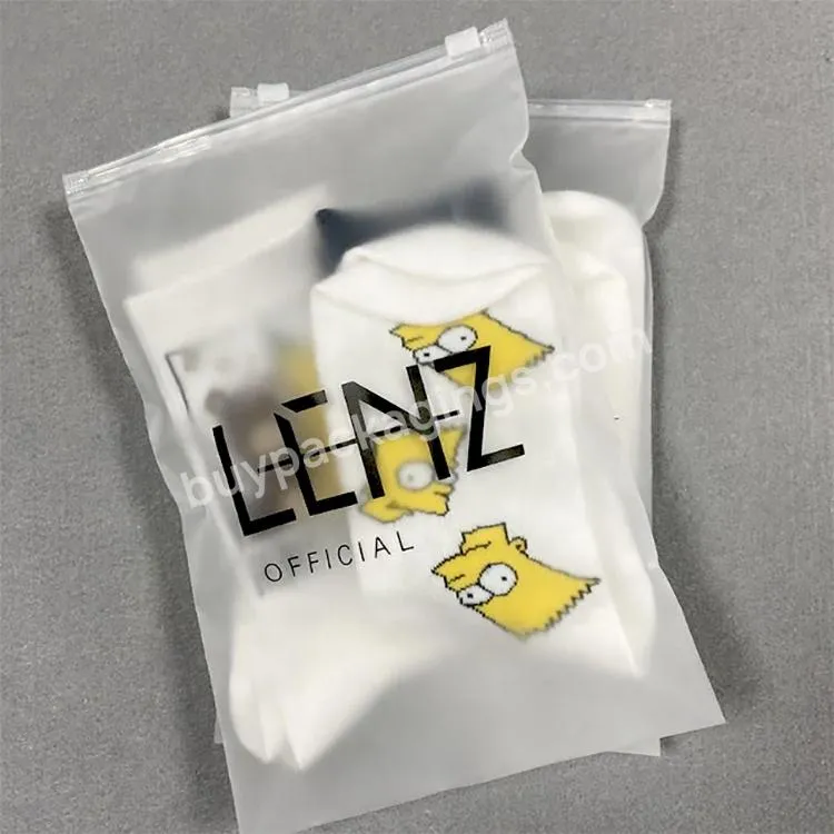 Wholesale Factory Printed Logo Custom Matte Frosted Plastic Packaging Zipper Bags For Clothing - Buy Custom Frosted Plastic Zipper Bag,Custom Matte Frosted Plastic Packaging Zipper Bags,Frosted Plastic Packaging Zipper Bags For Clothing.