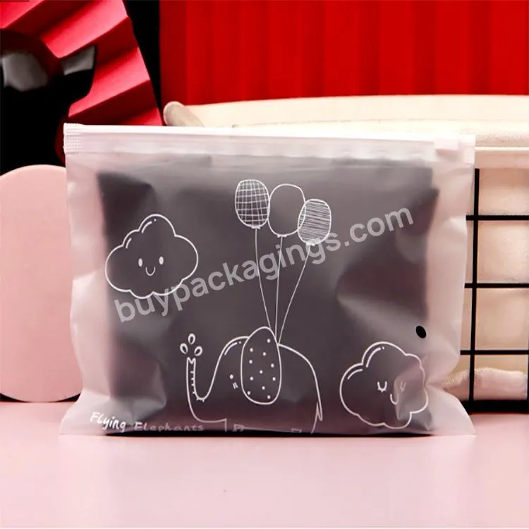 Wholesale Factory Printed Logo Packaging Custom Frosted Plastic Zipper Bag For Clothing - Buy Custom Frosted Plastic Zipper Bag,Plastic Zipper Bag For Clothing,Frosted Zipper Bag For Clothing.