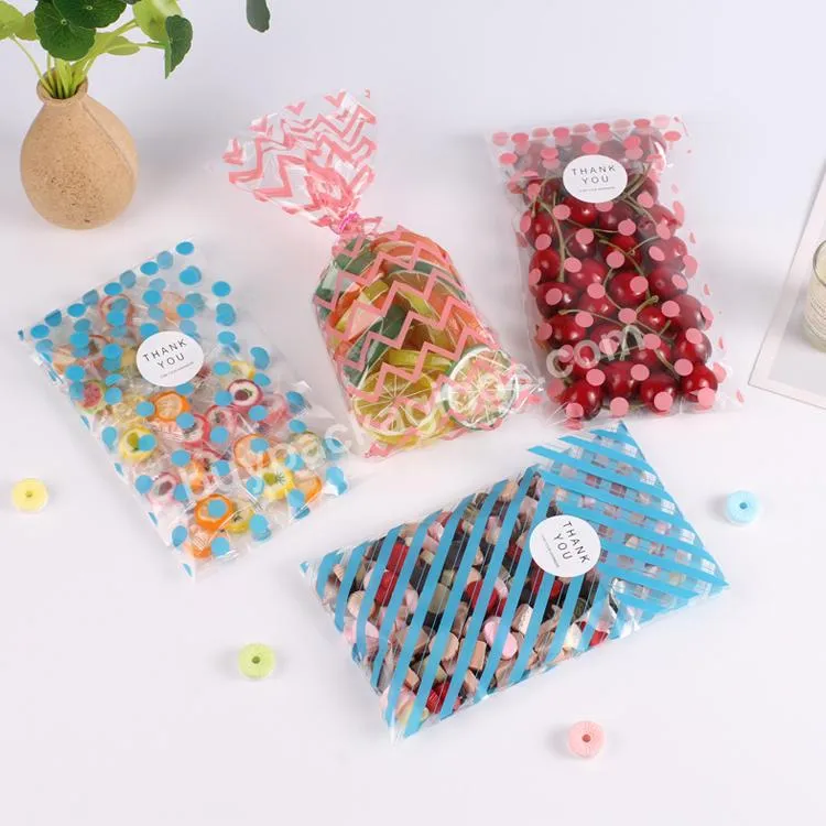 Wholesale Food Clear Transparent Party Favor Gift Cellophane Plastic Bags Packaging - Buy Clear Cellophane Plastic Bags,Cellophane Bags Transparent,Party Favor Gift Candy Bag.