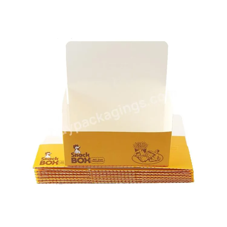 Wholesale Food Fried Chicken Wings To Go Paper Packaging Boxes Container - Buy Chicken Wings Box To Go,Fried Chicken Packaging Boxes,Fried Chicken Food Box Packaging.