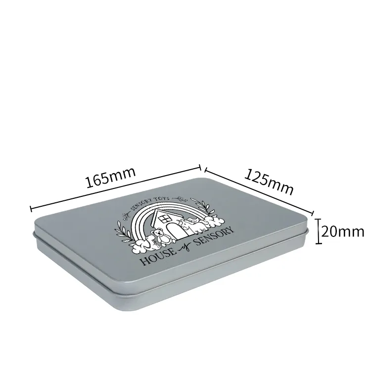 Wholesale manufacturers  customize LOGO tinplate box metal pencil case storage can tin box OEM&ODM