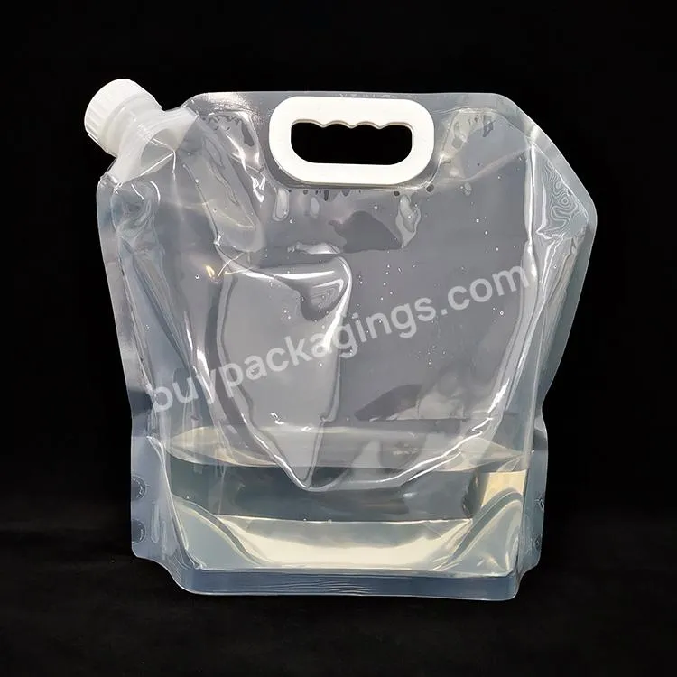 Wholesale Oem Custom Collapsible Plastic Clear Foldable Water Pouch Drinking Water Bag 5 Liter - Buy Water Bags 5 Liter,Foldable Water Bag,Water Pouch.