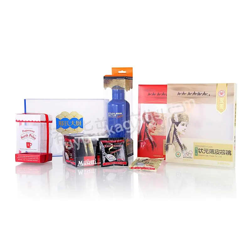 Wholesale portable rectangular clear plastic pet pvc packing box for daily necessities with custom logo