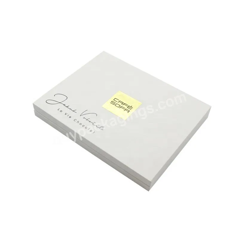 Wholesale Price Eco-Friendly Paperboard Custom Design  White Chocolate Bar Box Packaging
