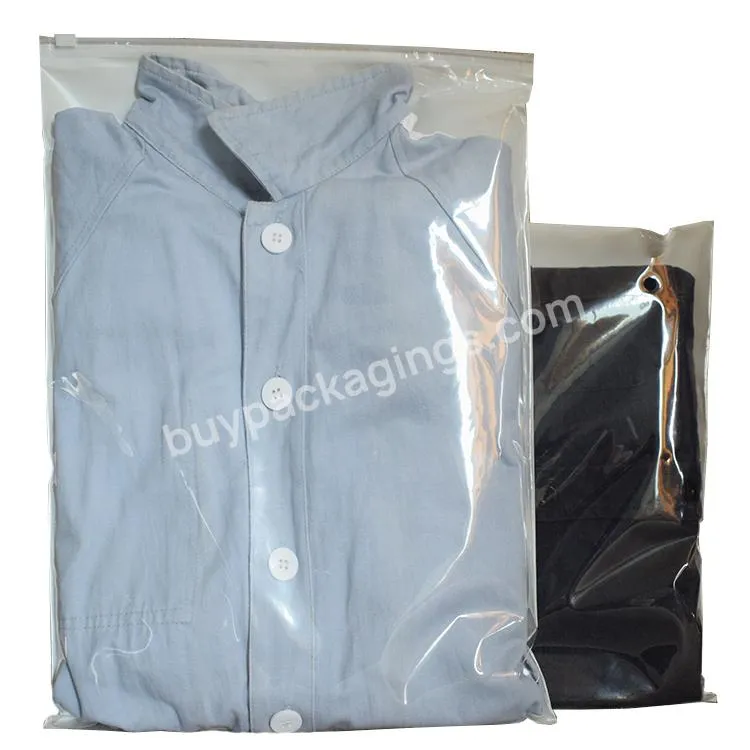 Wholesale Zip Lock Plastic Eco Friendly Frosted T Shirt Packaging Bag Custom Logo Apparel Clothing Packaging Garment Bag - Buy Plastic Bags Clothes,Custom Cloth Bags,Cloth Bag.
