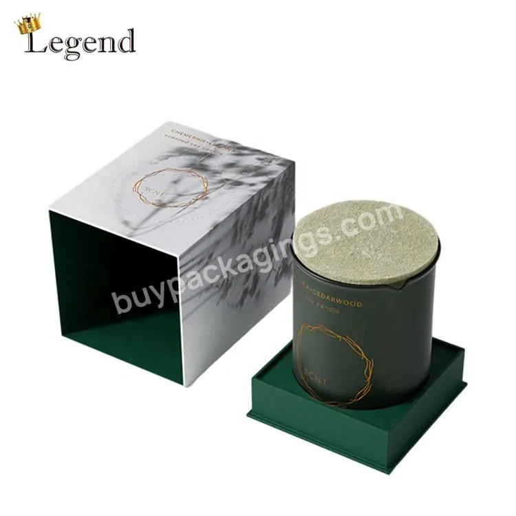 Wholesaler Custom Glass Bottle Jar Gift Boxes Packaging High Quality Good Price Luxury Logo Printing Candle Packing Box