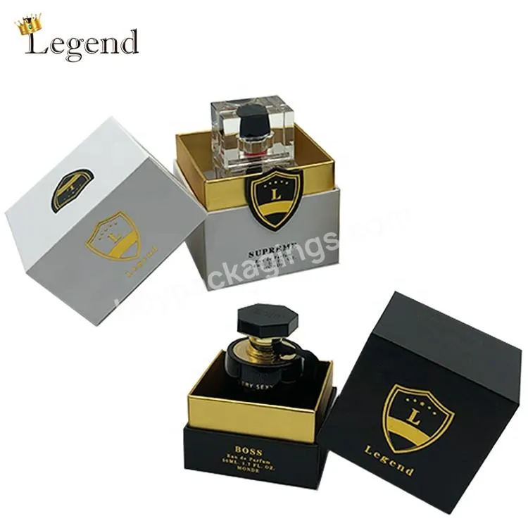Wholesaler Custom Logo Printing Bottle Box Special Lid Design Luxury Empty Perfume Boxes