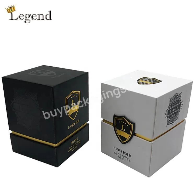 Wholesaler Custom Logo Printing Bottle Box Special Lid Design Luxury Empty Perfume Boxes