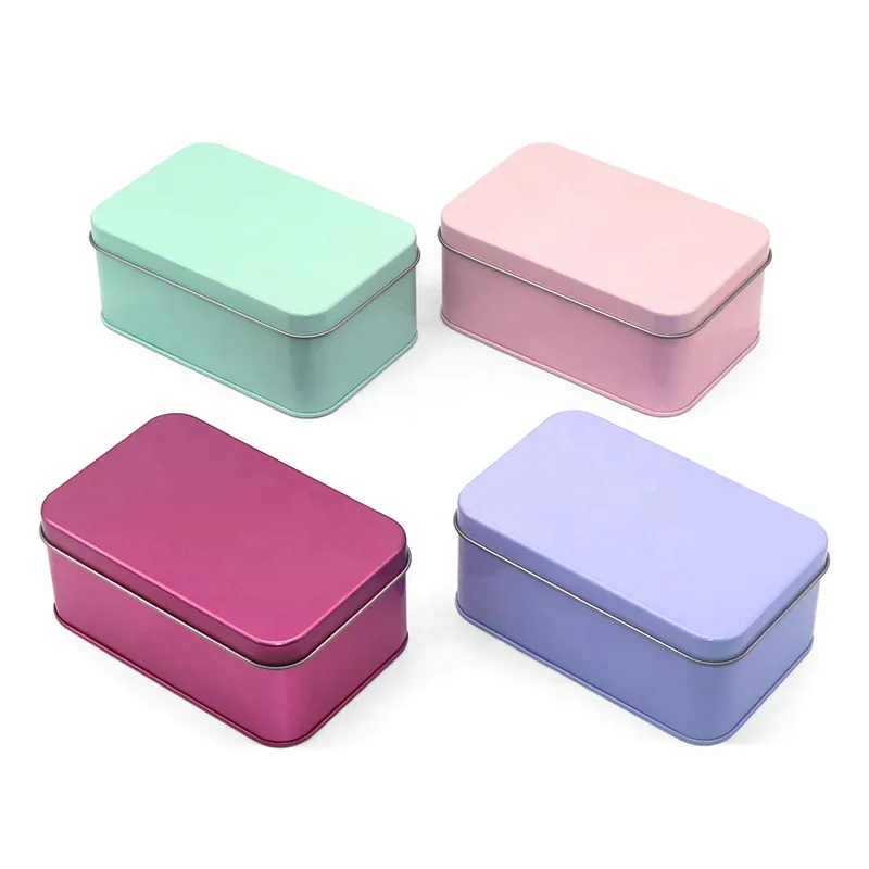 XPD Custom Cigarette Tin Box With Hinged Lid Flip Top Cigarette Pack Chewing Gum Candy Mint Tin Box