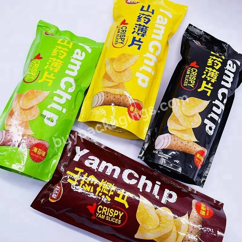 Yam Crisp Plantain Resealable Potato Chip Packaging Bags - Buy Resealable Potato Chip Packaging Bags,Plantain Chips Packaging Bags Potato Crisp,Potato Chips Bag Plastic Packaging Bag.