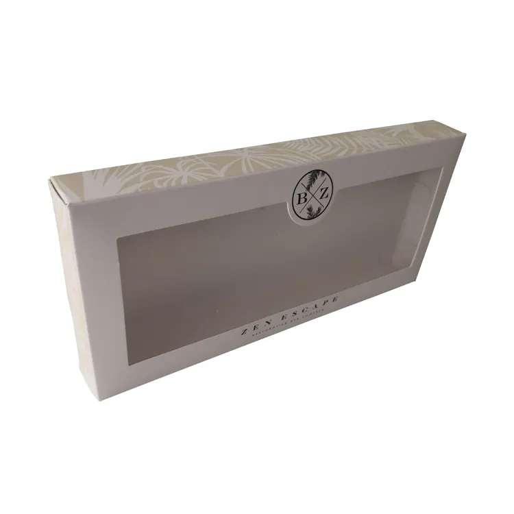 Yilucai Custom Paper Eyeshadow Palette Packaging Box with Window