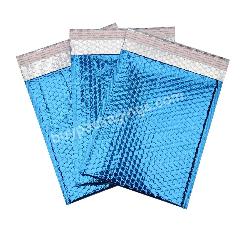Yunfeng Waterproof Shock-resistance Padded Envelope Self-sealing Custom Printed Metallic Foil Bubble Mailer - Buy Waterproof Padded Envelope,Color Bubble Mailers,Glamour Bubble Mailers.