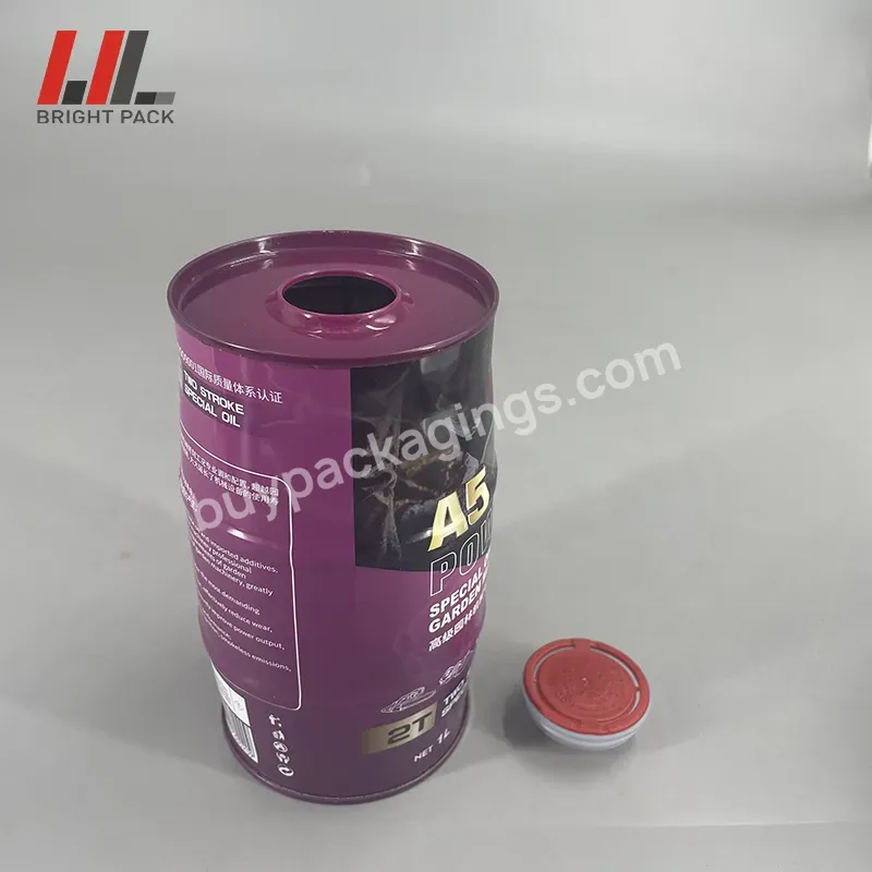 1 Liter Container Cannned Tin Metal Tin Can Empty Paint Cans New Style Shape Tin Box - Buy 1 Liter Container,Empty Tin Cans With Bottom And Lid Printing,New Style Shape Tin Box.